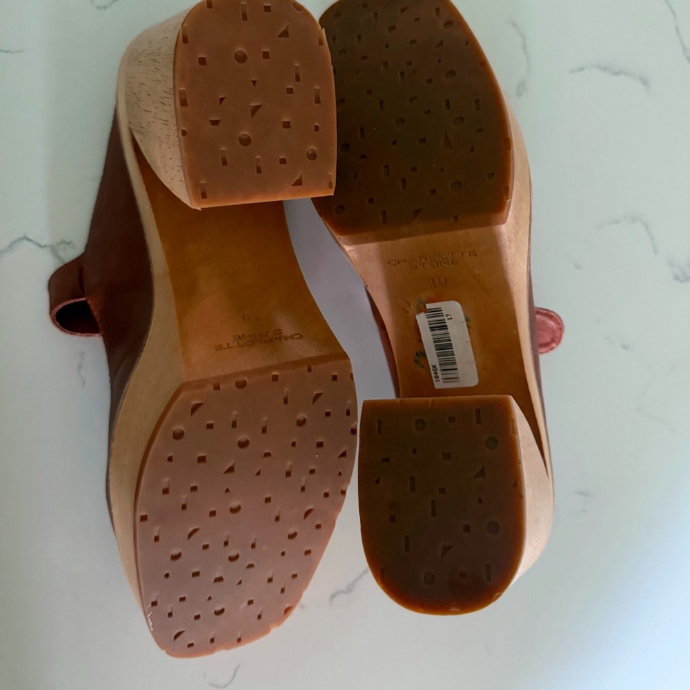 CHARLOTTE STONE Charis High Heel Mary Jane Slip-On Clog - Picture 5 of 5